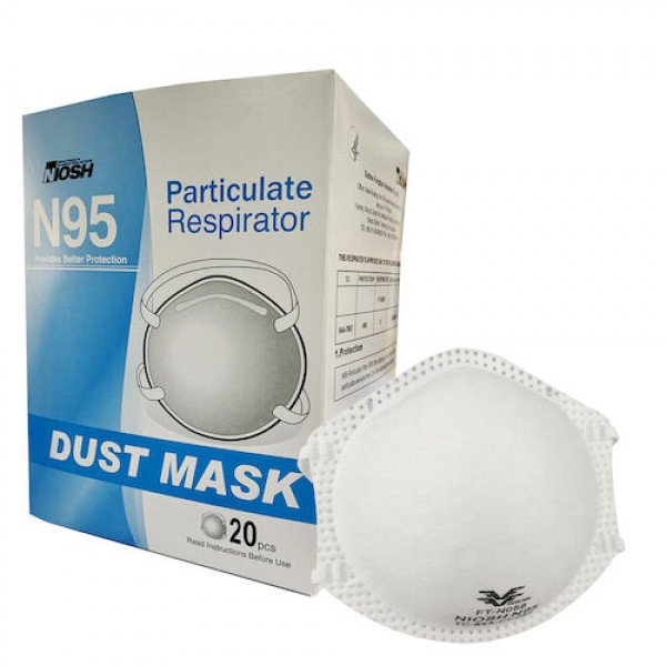 N95 Respirator Mask, FTN058 (20pcs/box) (28161)